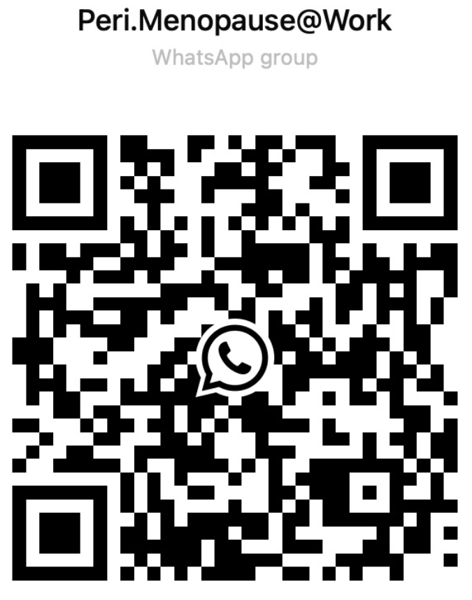 QR kod za WhatsApp grupu Peri.Menopause@Work